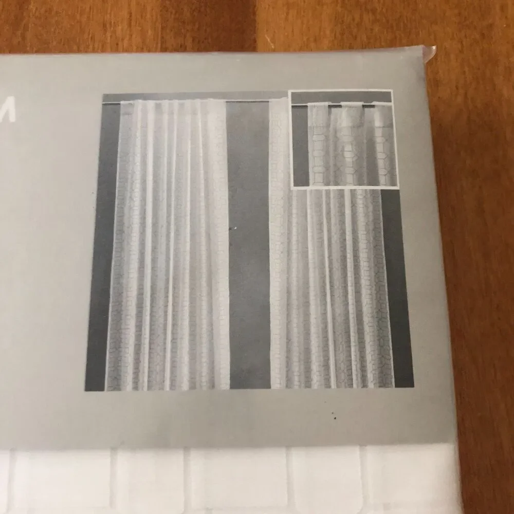 Ikea Stockholm Figur White Curtains 2 Panels Set White 57x98